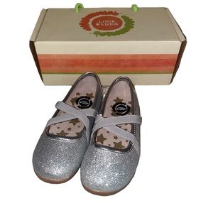 Livie & Luca Aurora Silver Sparkle Flats